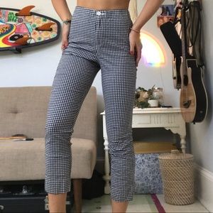 Brandy Melville gingham tilden pants